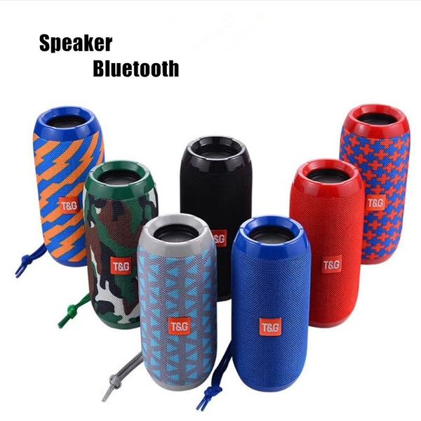 

tg117 bluetooth outdoor speaker waterproof portable wireless column loudspeaker box support tf card fm radio aux input