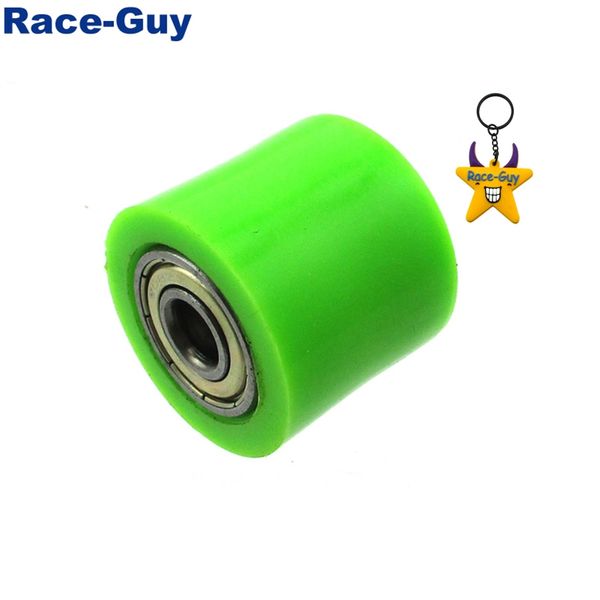 

8mm green chain roller pulley tensioner for chinese pit dirt trail bike atv quad 4 wheeler 50cc 70cc 90cc 110cc 125cc 140cc 150c