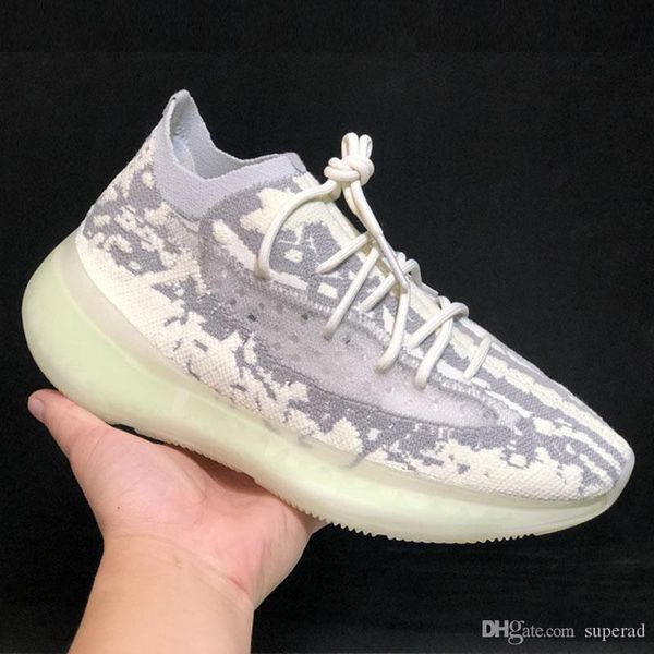

new kanye west shoes 380 v3 380s alien wave runner white black clay zebra mens running shoes women desinger sneakers trainers size 36-46