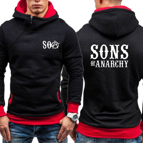 

men hoodies for soa sons of anarchy the child samcro sportswear zipper male fashion casual sweatshirt fleece hip hop warm hoody