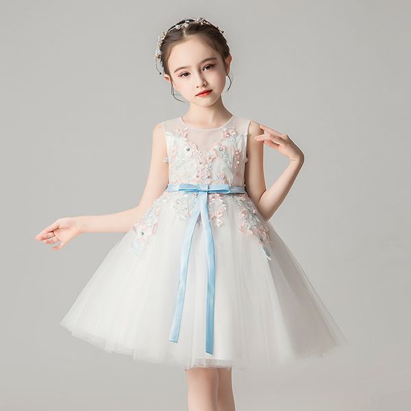 

Children's Wear Women's 2019 Summer Princess Dress Dress Skirt Children's Day Performance Costume Performance Costume Big Boy Han, Red;yellow