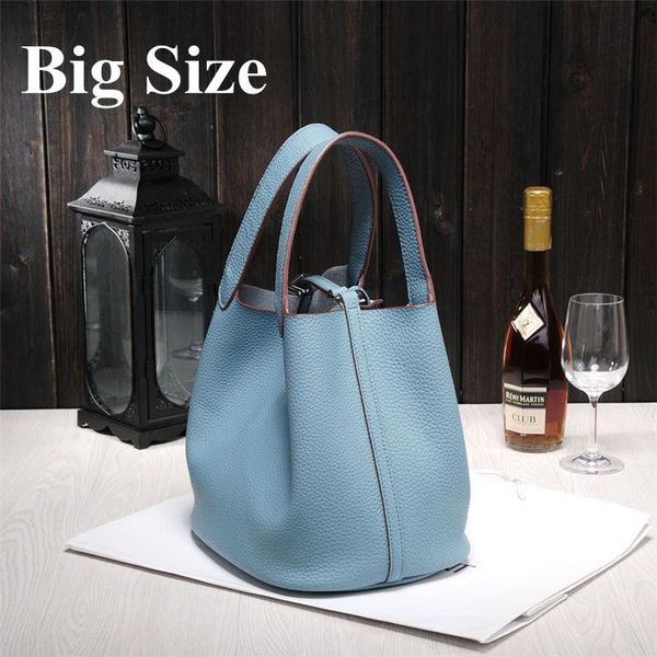 

wholesale new women's handbags h famous brands genuine leather bags designer brand picotin lock ladies shopping bage14a#