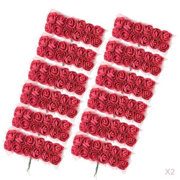

288pcs artificial rose flower wedding bouquet party decor mother's day gift