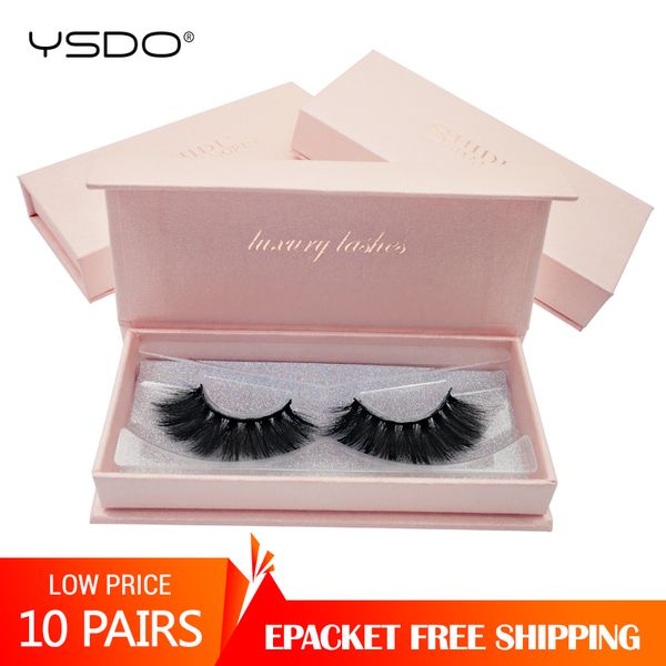 

10 pairs faux mink eyelashes wholesale natural false eyelashes makeup 3d mink lashes dramatic volume cilios maquiagem