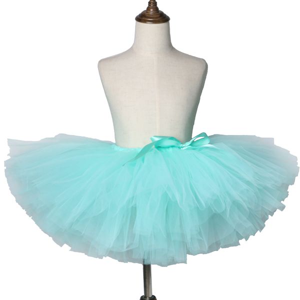 

Mint Green Baby Girls Tutu Skirt Fluffy Children Ballet Skirts for Girls Party Dance Pettiskirt Tutu Princess Kids Tulle Skirt