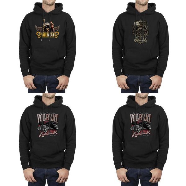 

men design printing volbeat since 2001 black pullover sweatshirt make a winter hoodie online store logo let's shake some dust custom ca