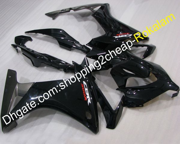 

fairings kit for honda motorbike parts cbr500r 2013 2014 cbr 500r 13 14 black motorcycle fairing set (injection molding