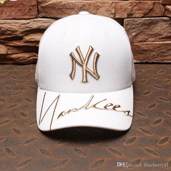

summer fashion hip hop hats adjustable embroidered black white pink baseball hats for men and women, Blue;gray