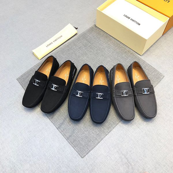 

2019 italian new luxurious brand stylist casual shoes men designers men business shoes smoking slipper eur size 38-45, Black