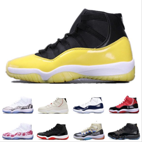 

2020 new 11 xi basketball shoes men white olympic concord gamma blue varsity red navy gum training sneaker metallic gold designer sneakers