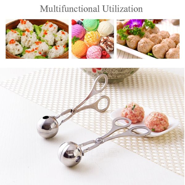 

fantastic kitchen meatball maker stainless steel meat & poultry tools diy fish meat ball maker meatball mold tools meat poultry tools