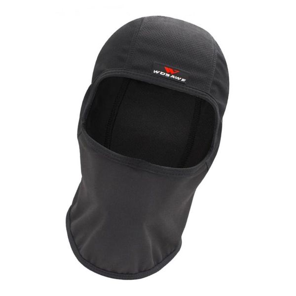 

motorcycle helmet inner cap quick dry cycling racing hat mask headwear hood, Black