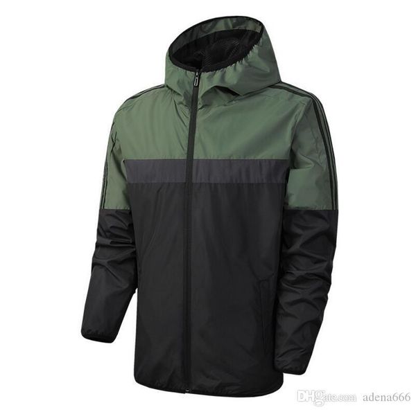 

men designer jackets hooded coats sweatshirt hoodie long sleeve coat spring and autumn casual sports windbreaker mens clothes bomber jacket, Black;brown