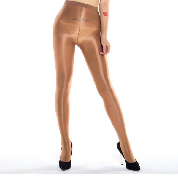 

women glossy pantyhose night shop stage performance shiny tight stockings black gray coffee skin, Black;white