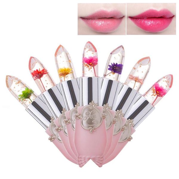 

crystal jelly flower lipstick temperature color changing lip makeup moisturizing long lasting magic lipsticks