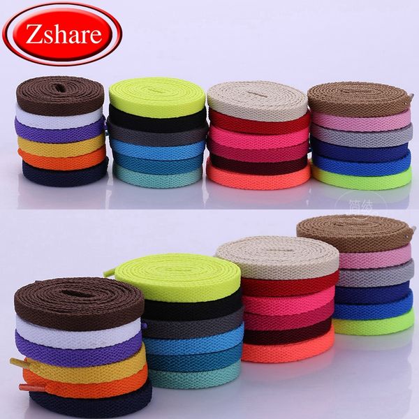 

1 pair polyester flat shoe laces double hollow woven shoelaces 100cm / 120cm / 140cm 160cm thicken non-slip shoe lace, Black