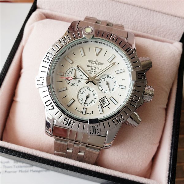 

small pointer work big luxury watch men's satch quartz watches brand casual men wristwatches relogio masculino, Slivery;brown