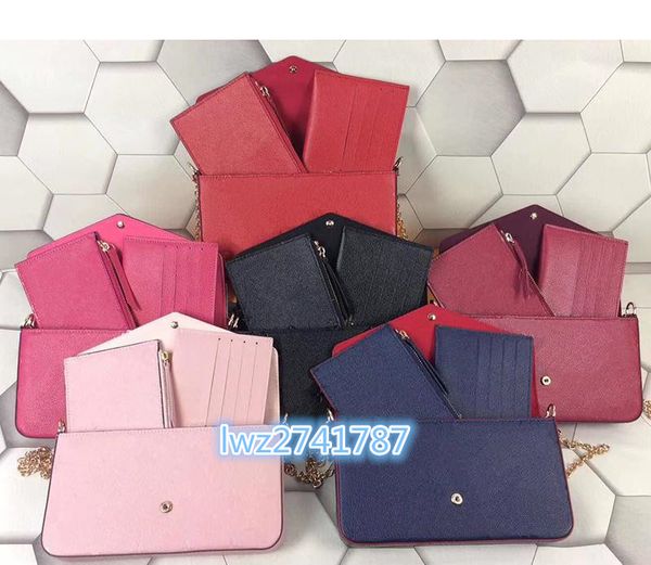

date code inside genuine leather woman shoulder bag purse cluth bag handbag with removable gold chain with box