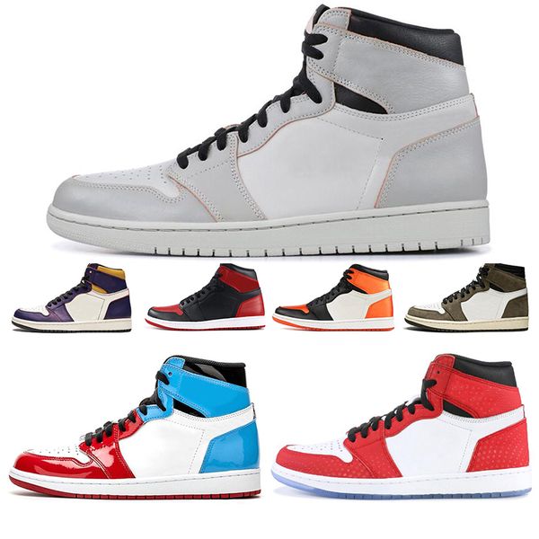 

2020 верхней всячески препятствовать трэвис скотт 1 1с мужчины женщины баскетбол обувь родословной бесстрашный человек-паук tubro зеленый мо