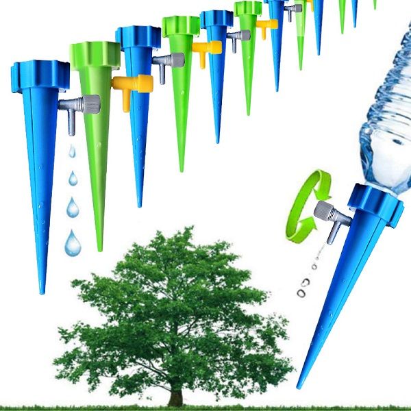 

12pcs automatic watering kits garden supplies irrigation adjustable stakes device system houseplant spikes plant potted flower