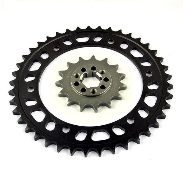 

motorcycle front rear sprocket kit set for dr650se 1996-2016 dr650se 96-16 xf650 ind 1997 1998 1999 2000 2001 2002