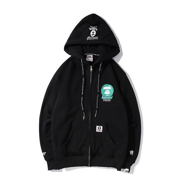 

aape новая мода мужские дизайнерские толстовки мужская обезьяна печати толстовка черный aape мужская дизайнерская толстовка размер m-2xl, Black