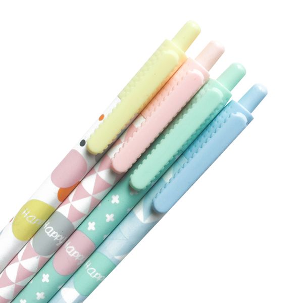 

48pcs/lot lovely simple style mechanical pencil automatic plastic pen for students school supplies party gift