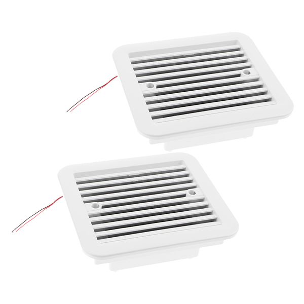 

rv caravan motorhome side air vent ventilation cooling exhaust fan 12v 2pcs