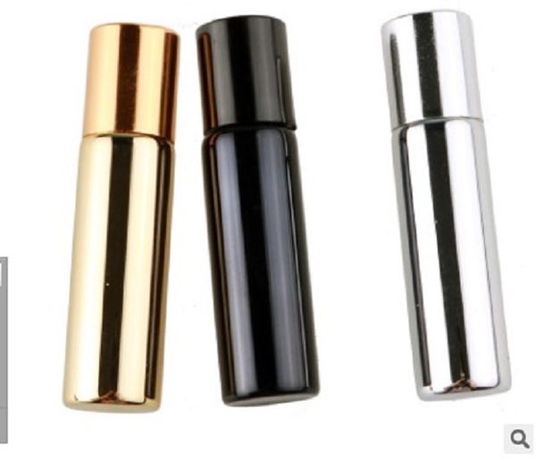 

2020 5ml 5ml glass beading bottle electroplating uv anti light eye cream essential oil in separate bottles portable small ball empt