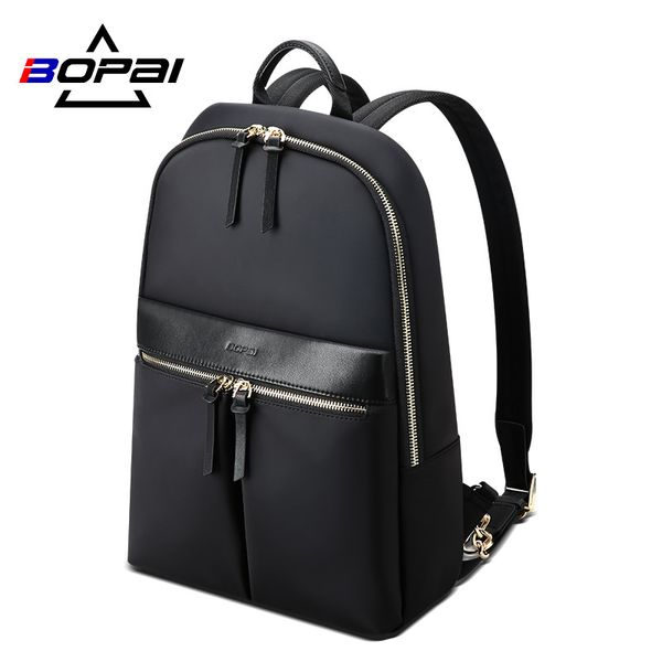 

bopai new fashion women backpack waterproof lapsilm purse travel large capacity business backpack ladies bags