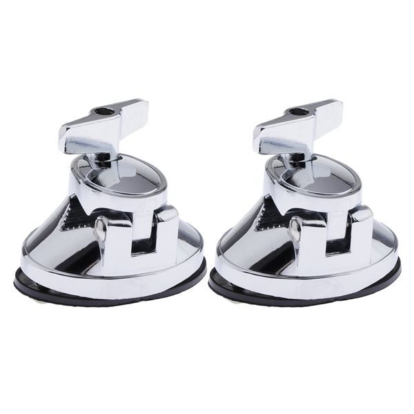 

2pc floor tom zinc alloy opened drum base bottom holder percussion accessory