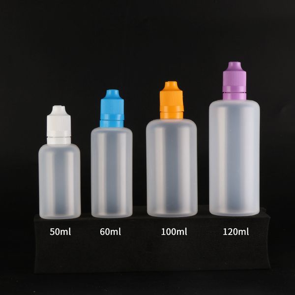 

5-10-15 20 30 50 60 100 120mlpe oil bottle electronice oil bottle press safety anti-theft cap mylovethome