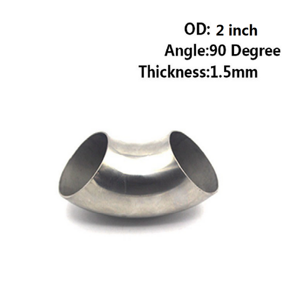 

63mm 90 degree tight stainless exhaust mandrel bend tube pipe bend