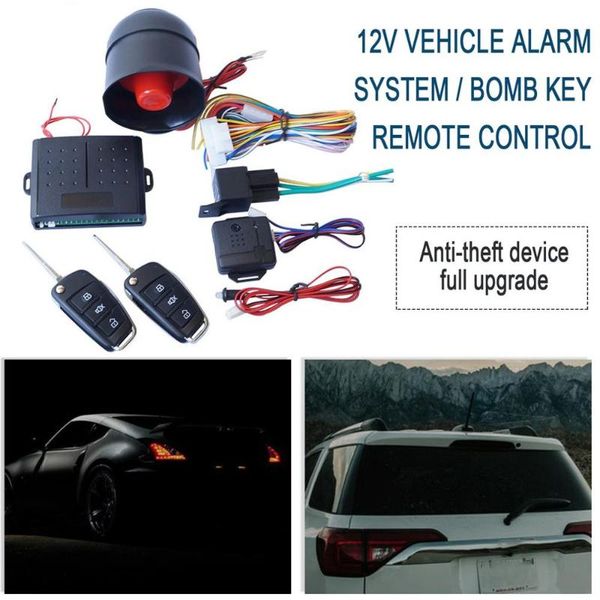 

2020 new car alarm remote control alarm set automatic open window lift box control lock one-way vehicle system