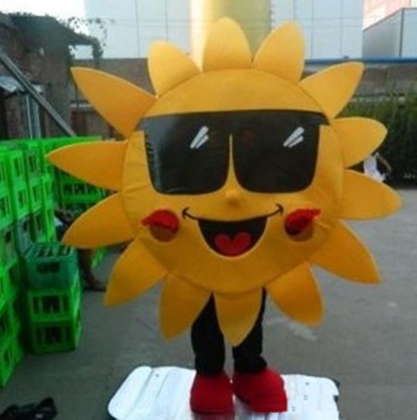 2019 fábrica planta vestido extravagante girassol Mascot Costume Party quente traje dos desenhos animados