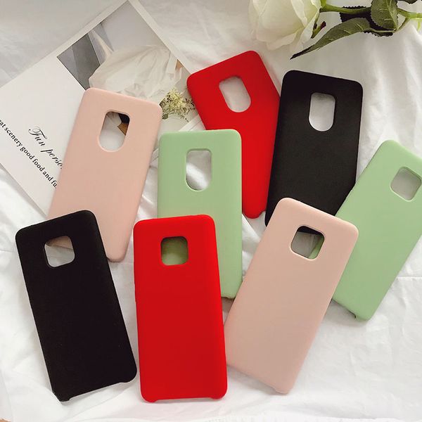

fashion new candy soft liquid silicone case for huawei mate 20 lite smart plus 2019 phone case for huawei p30 p20
