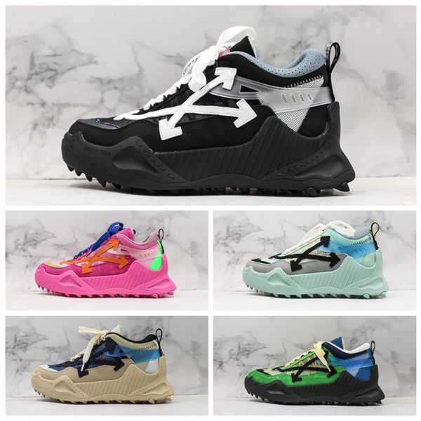 

fw19 odsy 1000 c/o green low sneakers virgil mens designer shoes vulcs black white fashion designer off women casual shoes trainers
