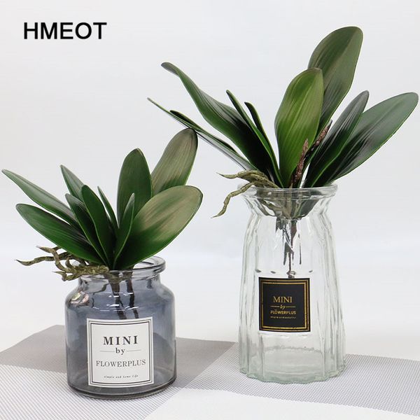 

simulation plant phalaenopsis leaf decorative flowers auxiliary material flower decoration orchid leaves micro landscape decor