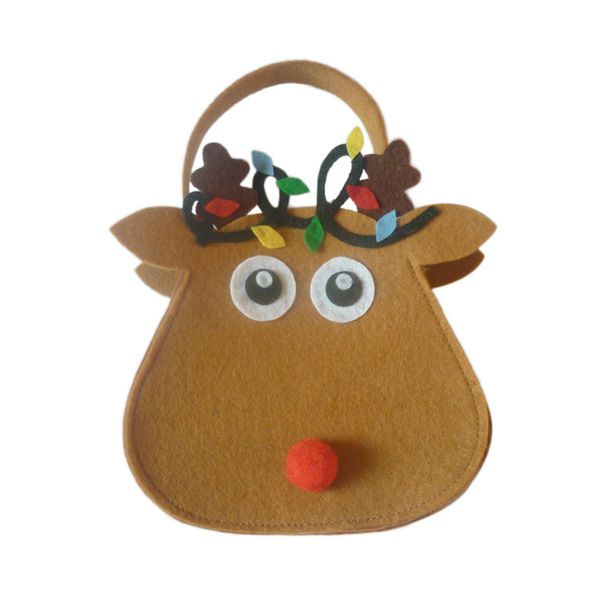 

christmas cartoon elk candy bags handbag children festival decor gift cute
