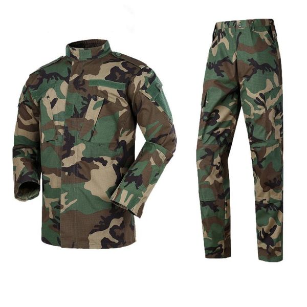 

new men army uniform tactical special forces combat camouflage us militar soldier clothes pant set for mans uniforms, White;black