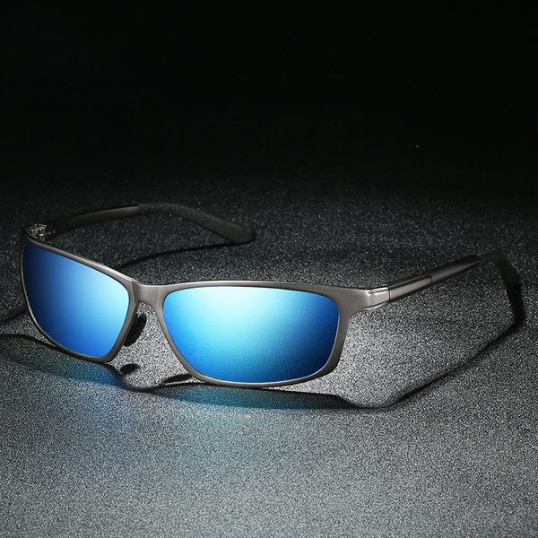 

aluminium magnesium classic polarized sunglasses men driving glasses coating blue fishing driving eyewear male sun glasses 2018, White;black