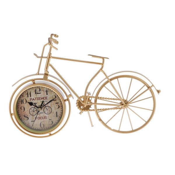 

vintage metal bike clock home decoration table clock ornament