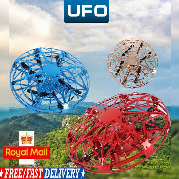

Mini drone quad induction levitation ufo aircraft helicopter toy uk