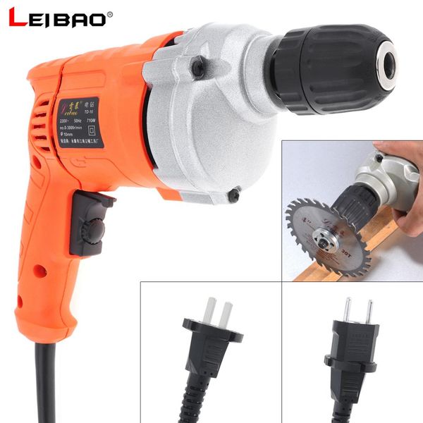 

220v 710w high power handheld impact electric drill with rotation adjustment switch and 10mm drill chuck for handling screws