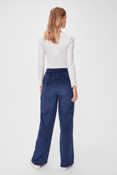 

trendyol flare pants twoaw20pl0306, Black;white