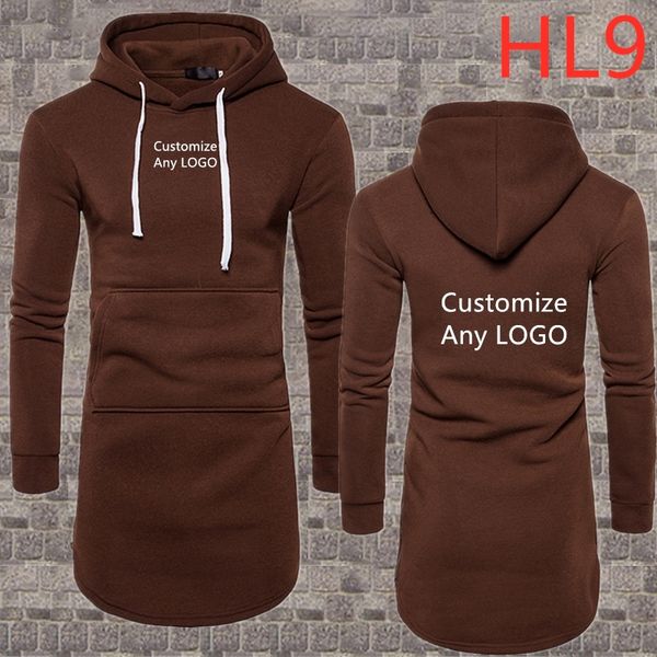 

hl9 men fashion hoodies sweatshirts long sleeve winter hip hop new solid color retro comfortable thicken cotton pullover, Black