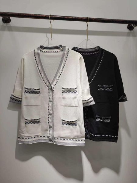 

316 2020 весна лето бренд тот же стиль kint v образным вырезом флора печати кнопка пуловер выпускной свитер полосатая кнопка роскошная женск, White