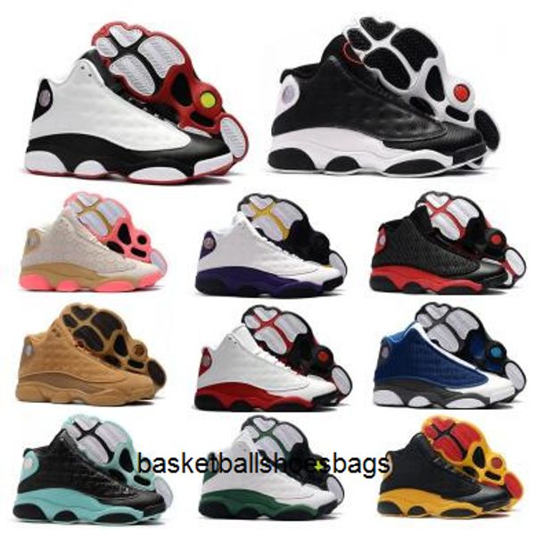 

13 13s mens basketball flint shoes sneakers women jumpman chinese new year bred ray allen pe island green lakeres he got game shoes