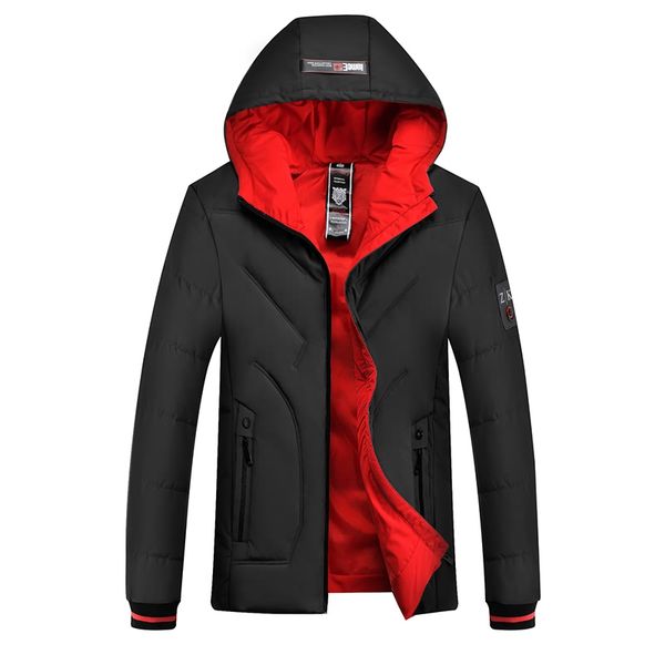 

new fashion jacket men winter cotton coat men warm jackets jacket coat cashmere mens windbreaker parkas cotton clothing, Tan;black