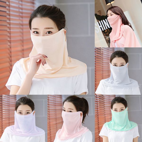 

k2uou shipping sport bicycle fishing scarf neck i shield face mask headband bandana gaiter ring scarf bicycle balaclava headwear cant breath, Black
